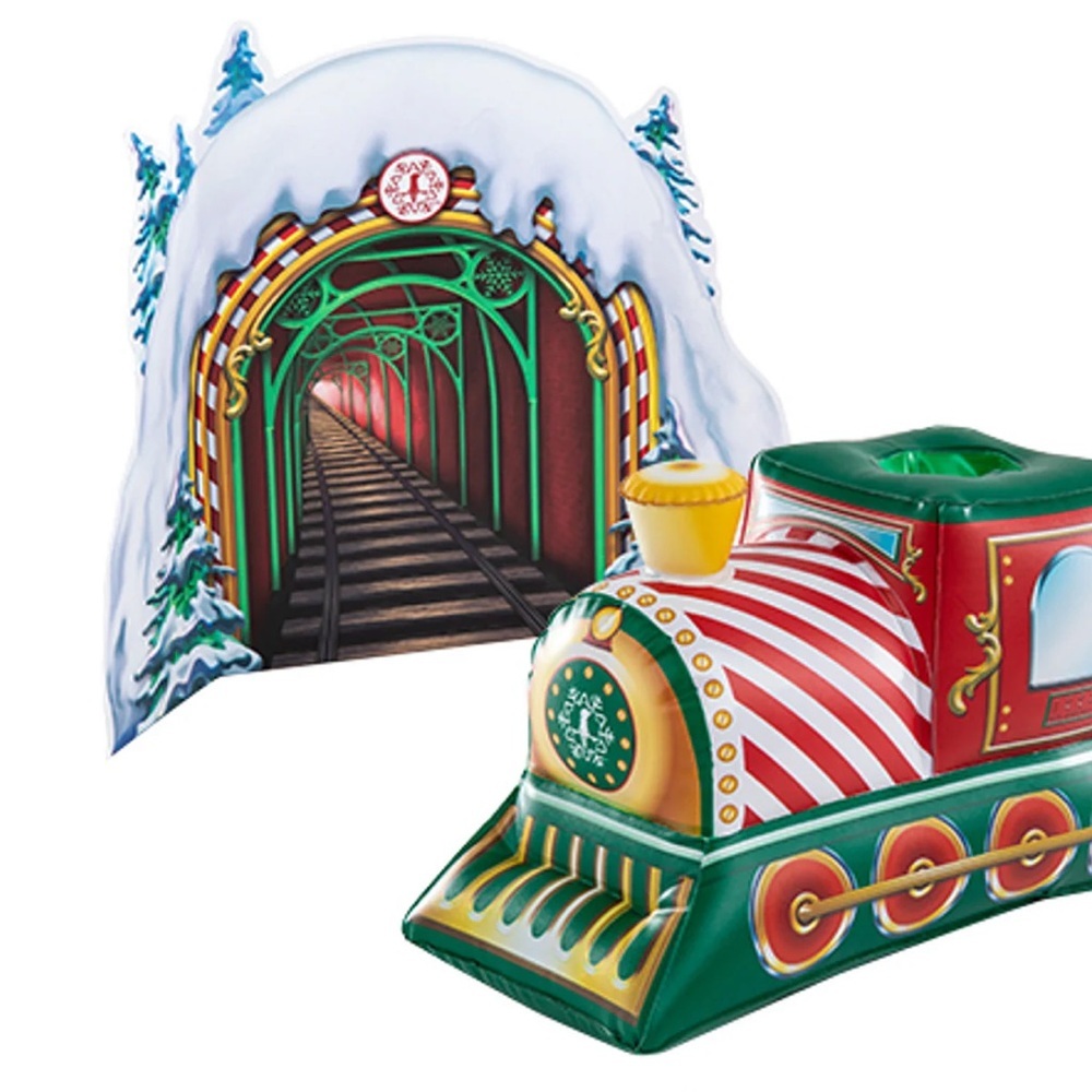 New The Elf on the Shelf PEPPERMINT TRAIN RIDE Elves at Play Scenic Tunnel Elves - Picture 2 of 2